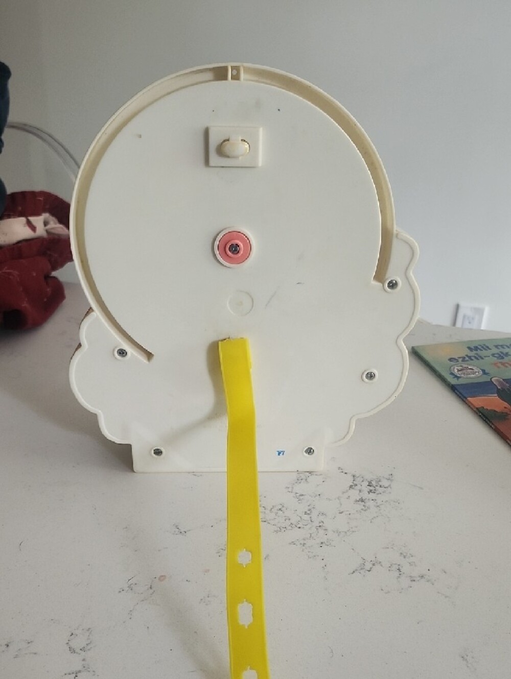 Vintage 1985 Fisher-Price Yellow Moon & White Cloud Musical Sleep Toy - Picture 6 of 6